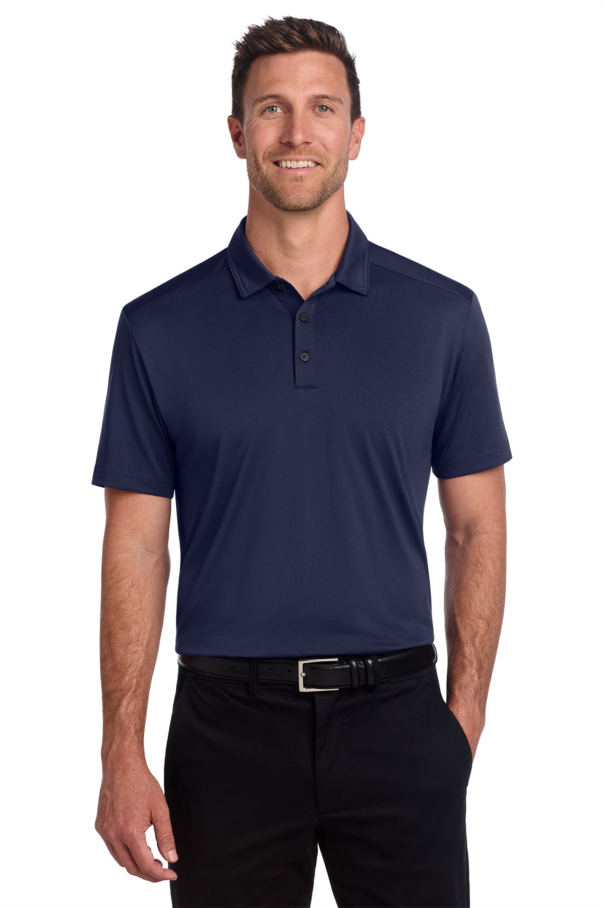 Men's Port Authority C-FREE Polo — Dolphin