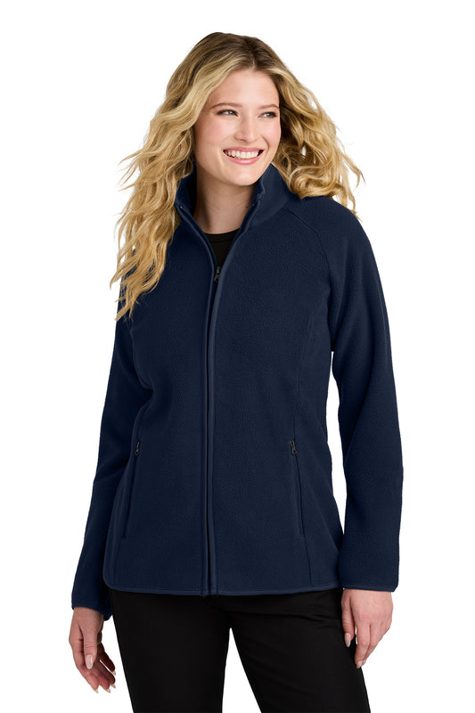 Women's Port Authority C-FREE Fleece Full-Zip Jacket — Dolphin