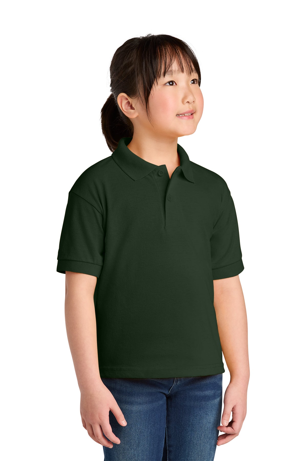 Gildan Youth DryBlend 6-Oz Sport Shirt — Dolphin