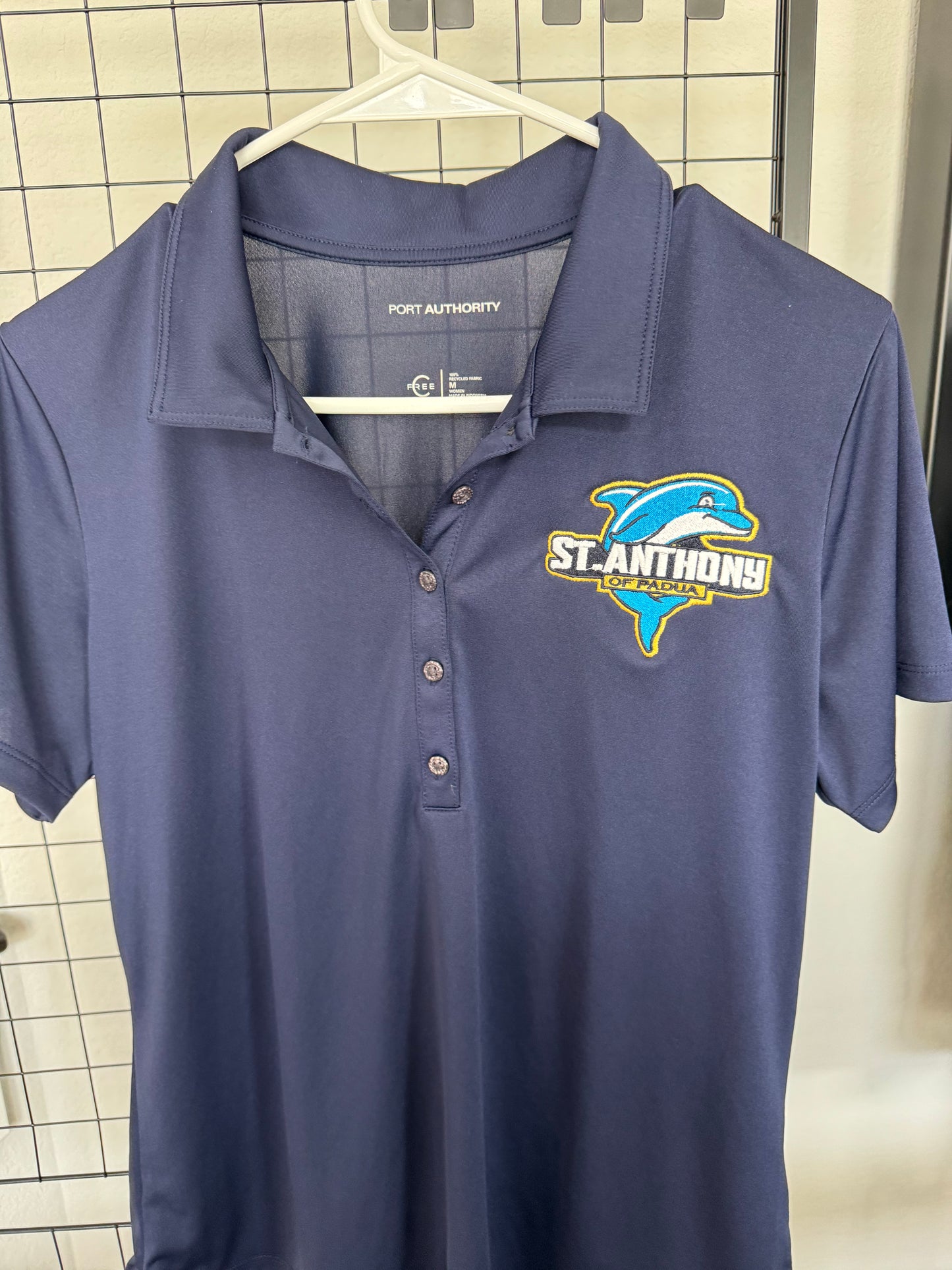 Men's Port Authority C-FREE Polo — Dolphin