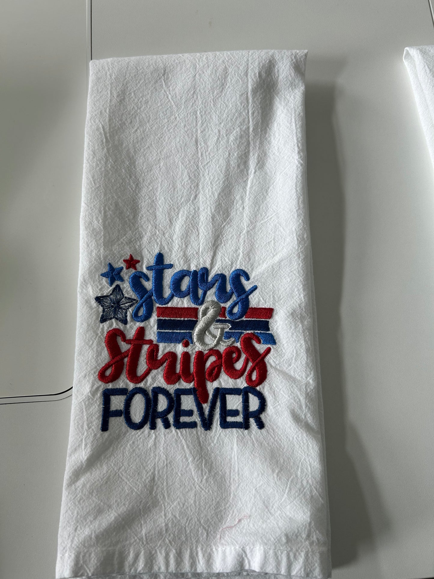 Stars & Stripes Forever Tea Towel