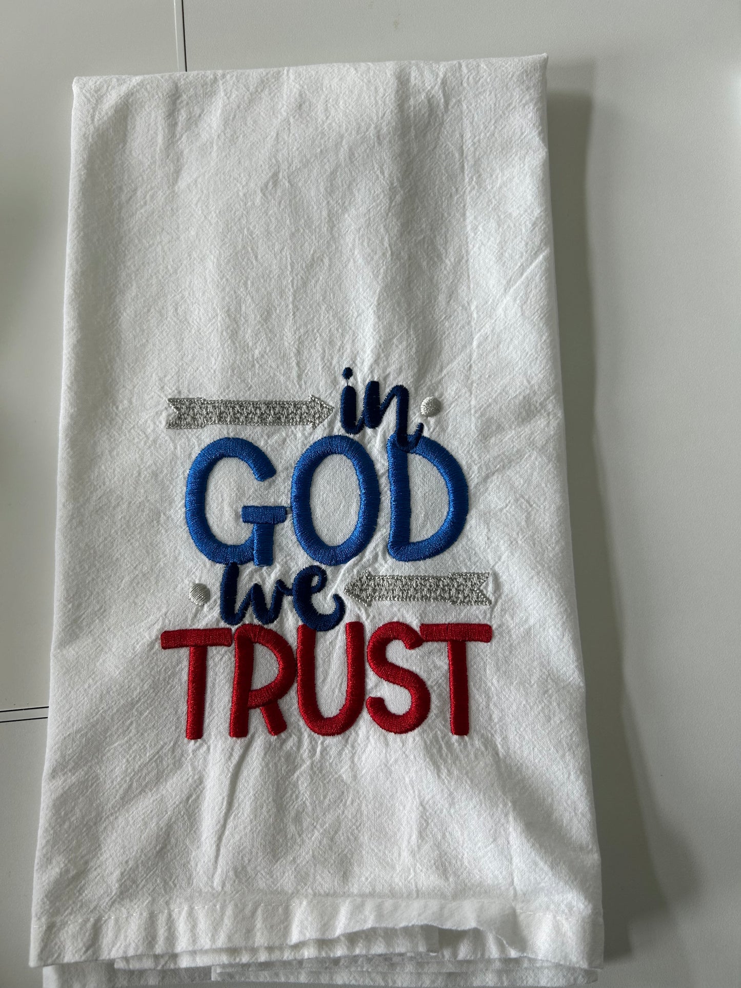 In God We Trust Tea Towel